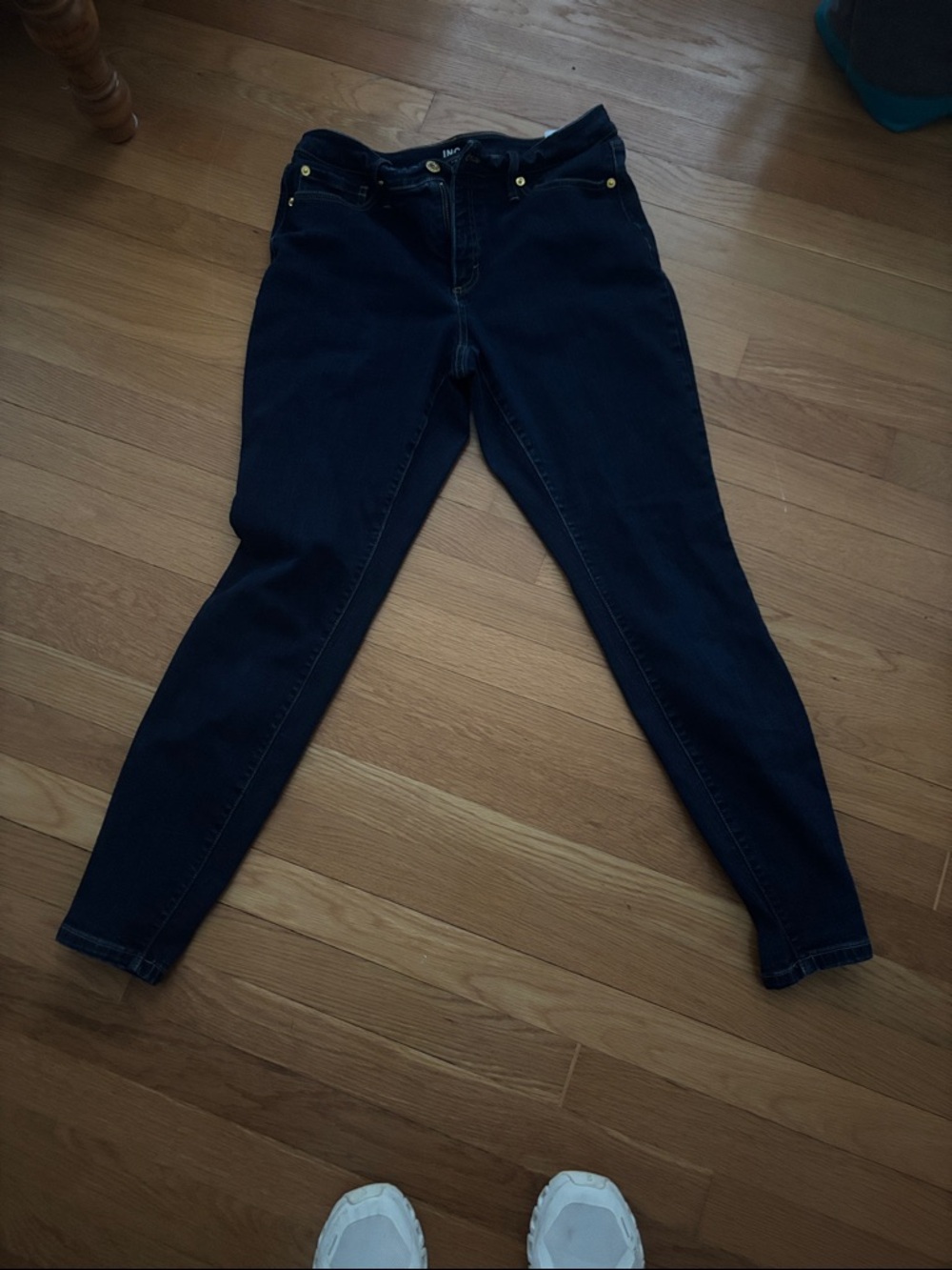 INC International Concepts Dark Navy Skinny Jeans